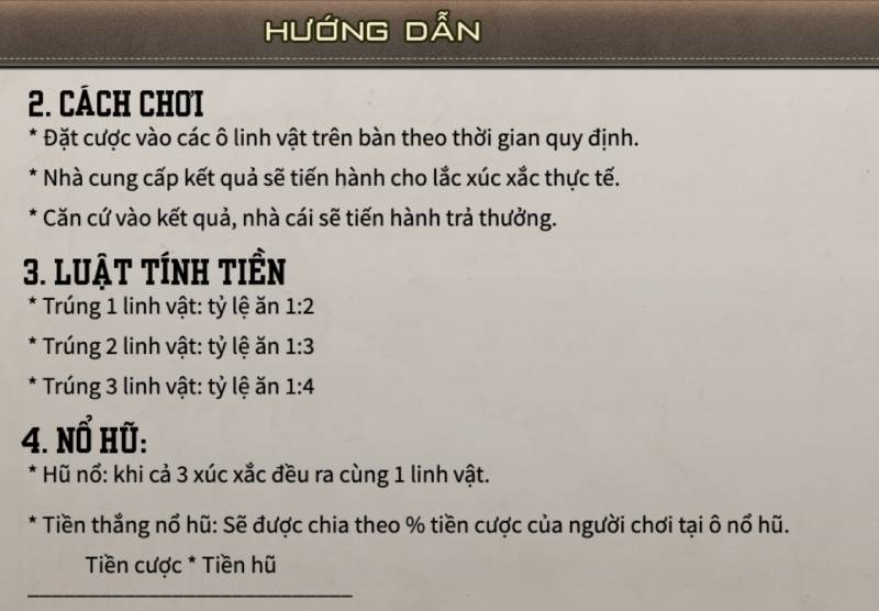 Cách chơi bầu cua live