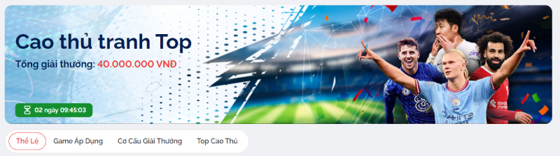 Sự Kiện Cao Thủ Tranh Top – Thử Thách Đẳng Cấp