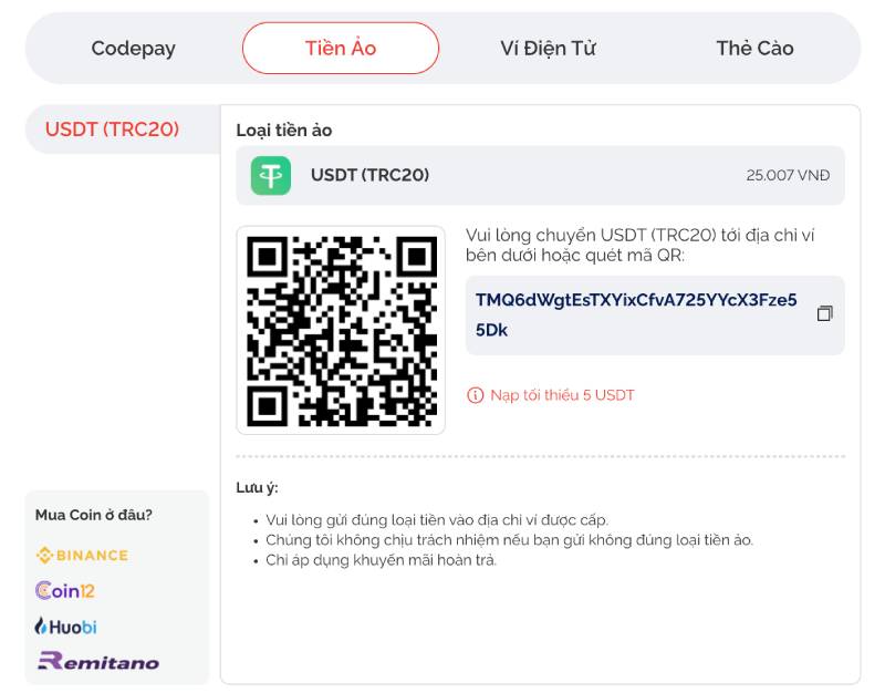 nap tien max88 qua tien ao